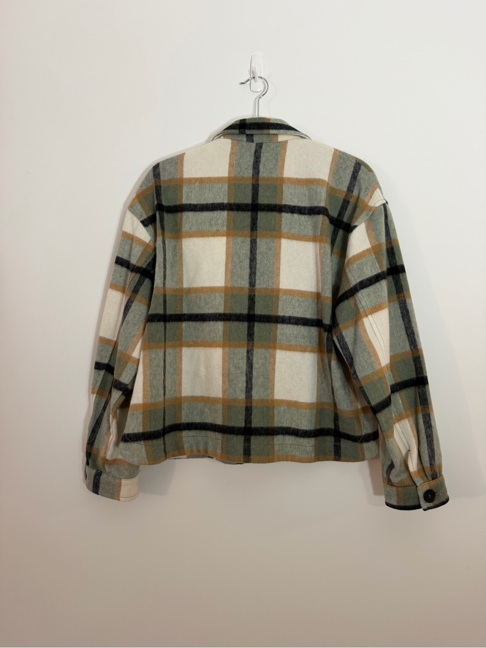 Zara Plaid Utility Jacket - Picture 3 of 6